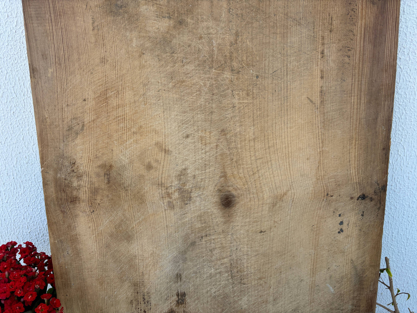 Old Anatolian Wooden Board – Handmade Turkish Cutting Board