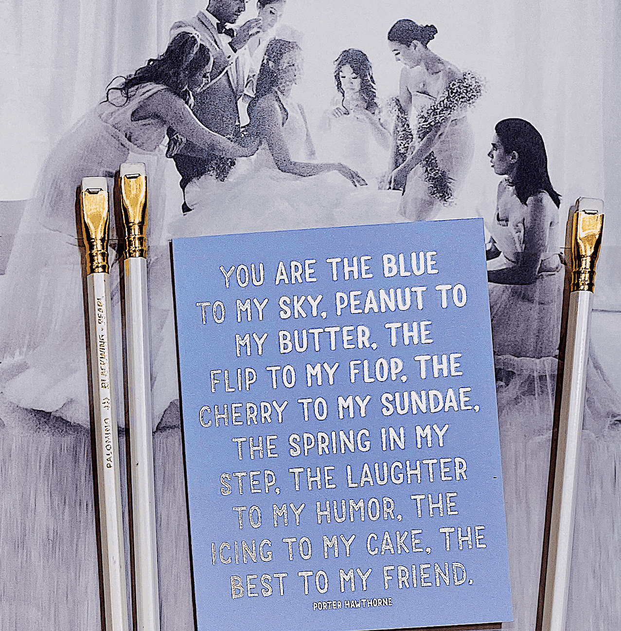 You Are the Blue to My Sky Greeting Card