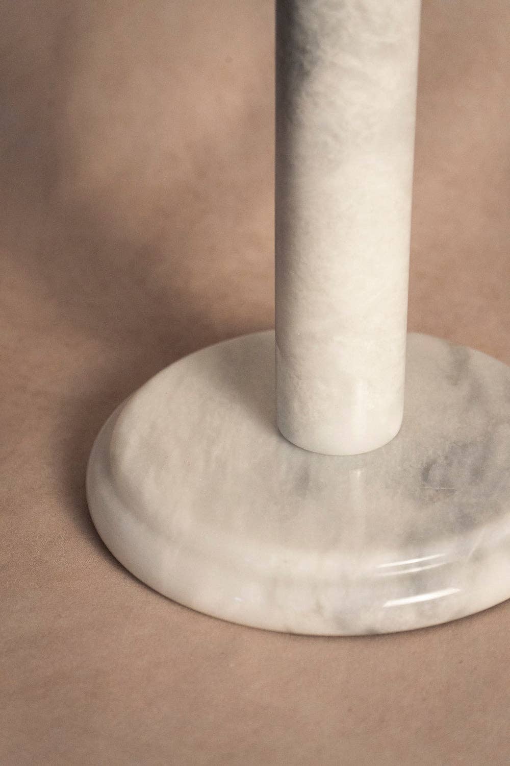 Paper Towel Holder - White - Ziarat Marble