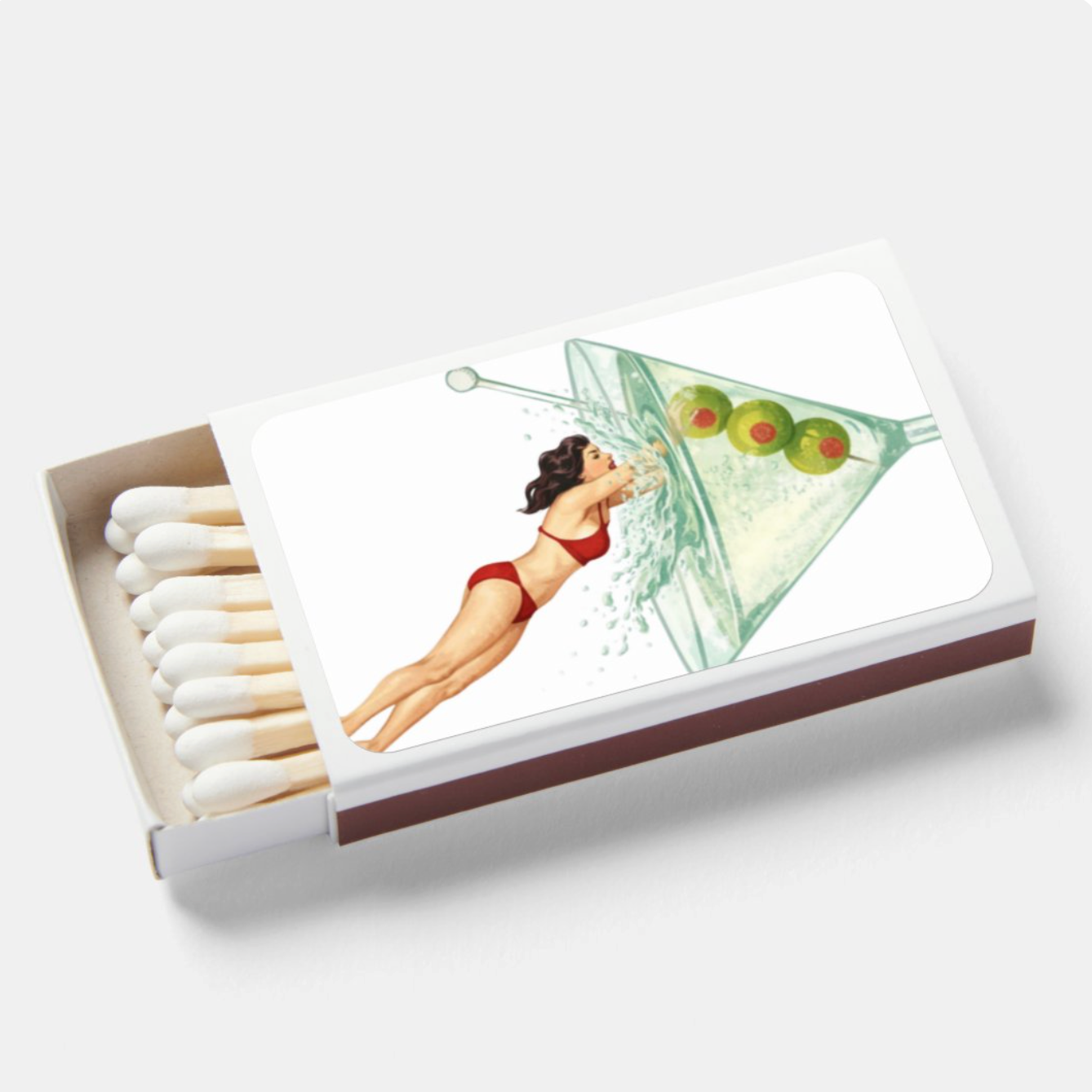 Martini Dive Match Box