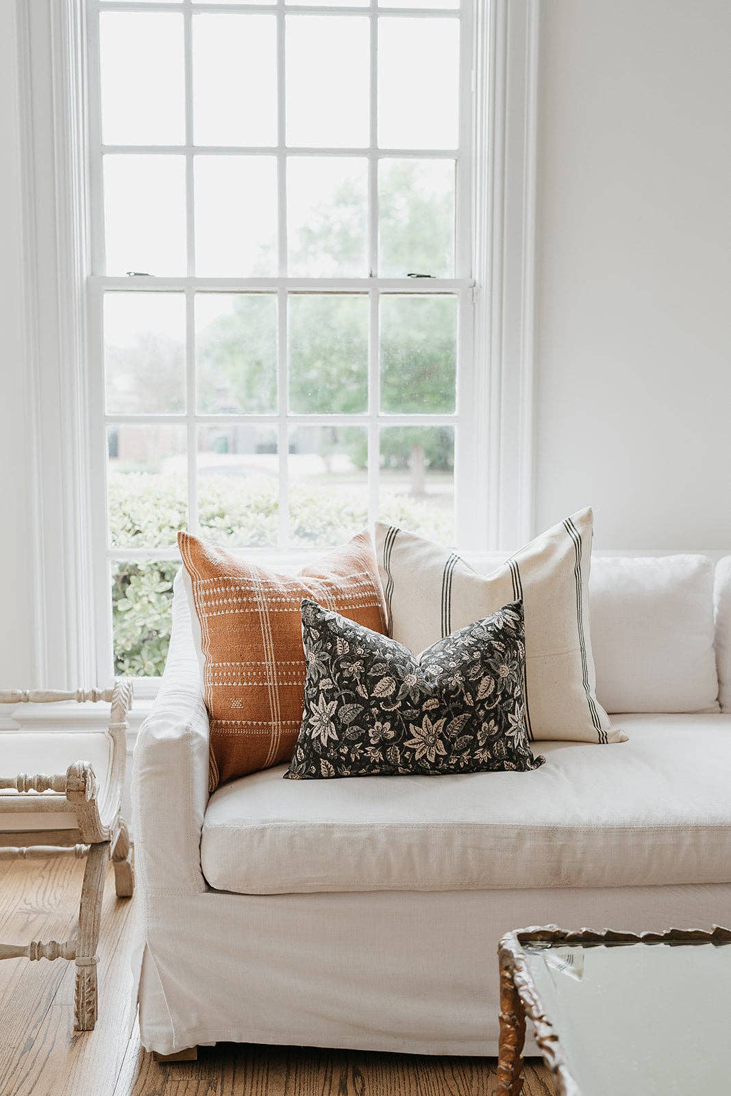 NKOYO- Woven Cotton Throw Pillow Cover