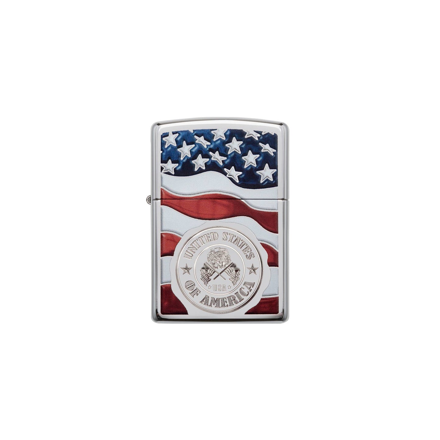 Zippo United States Stamp on American Flag Windproof Lighter
