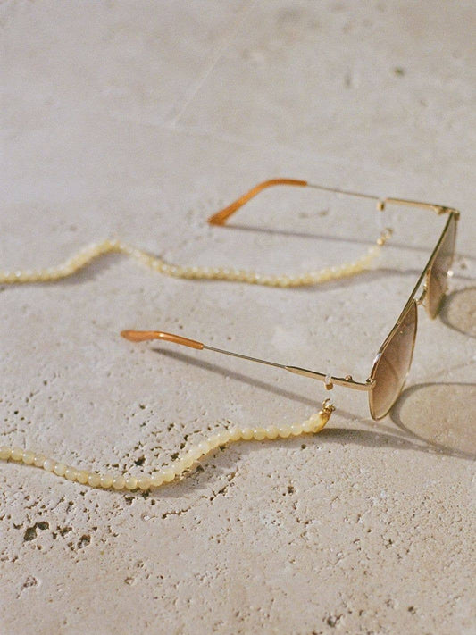 Pastella Yellow glasses chain