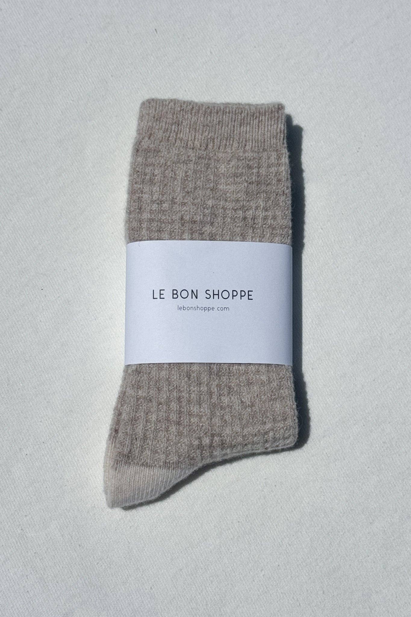 LeBon Shoppe Wool Waffled Socks