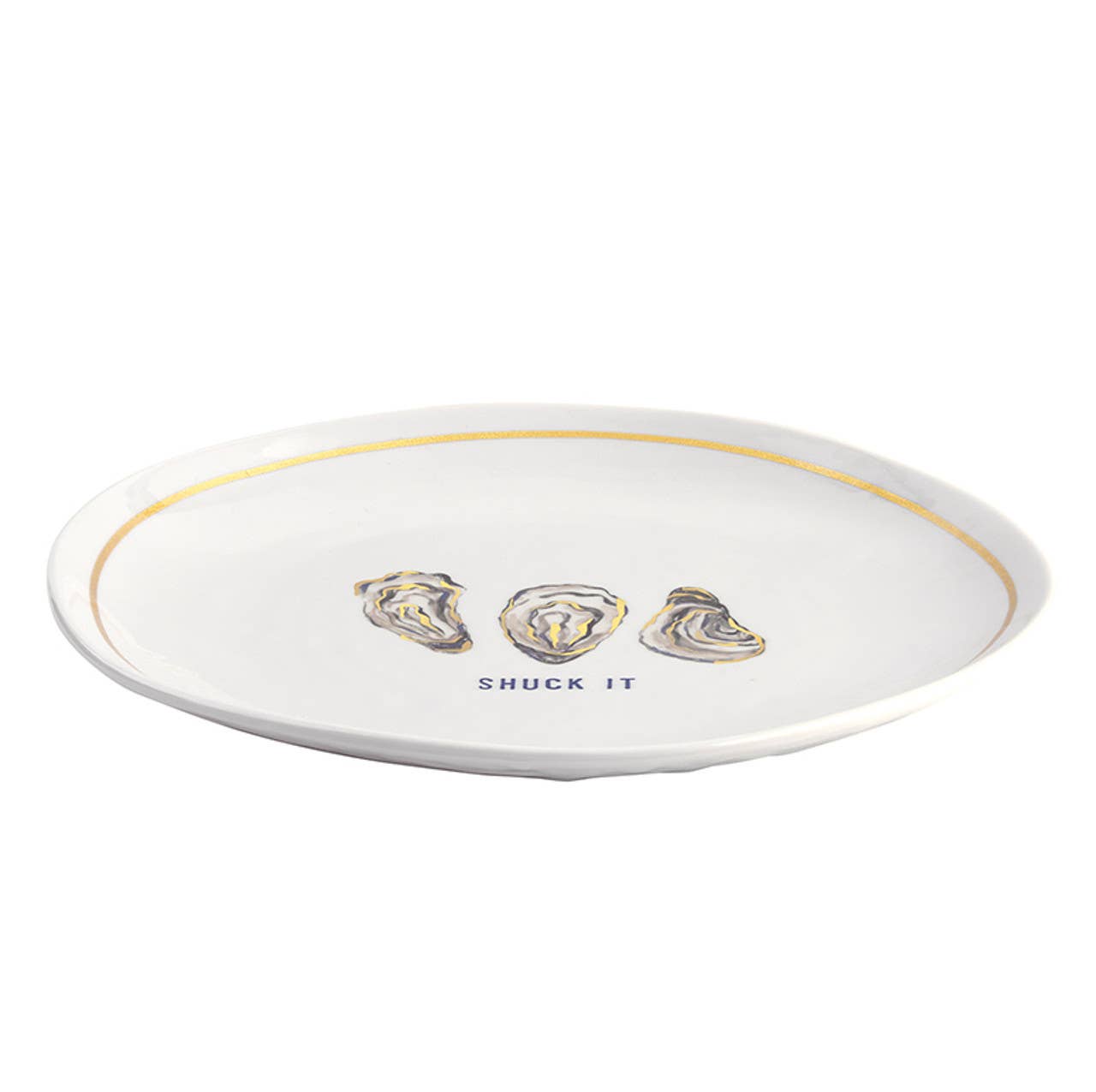 Melamine Appetizer Plate - Shuck It