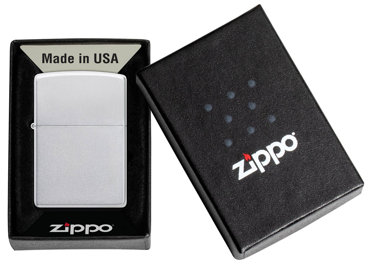 Zippo Classic Satin Chrome Windproof Lighter
