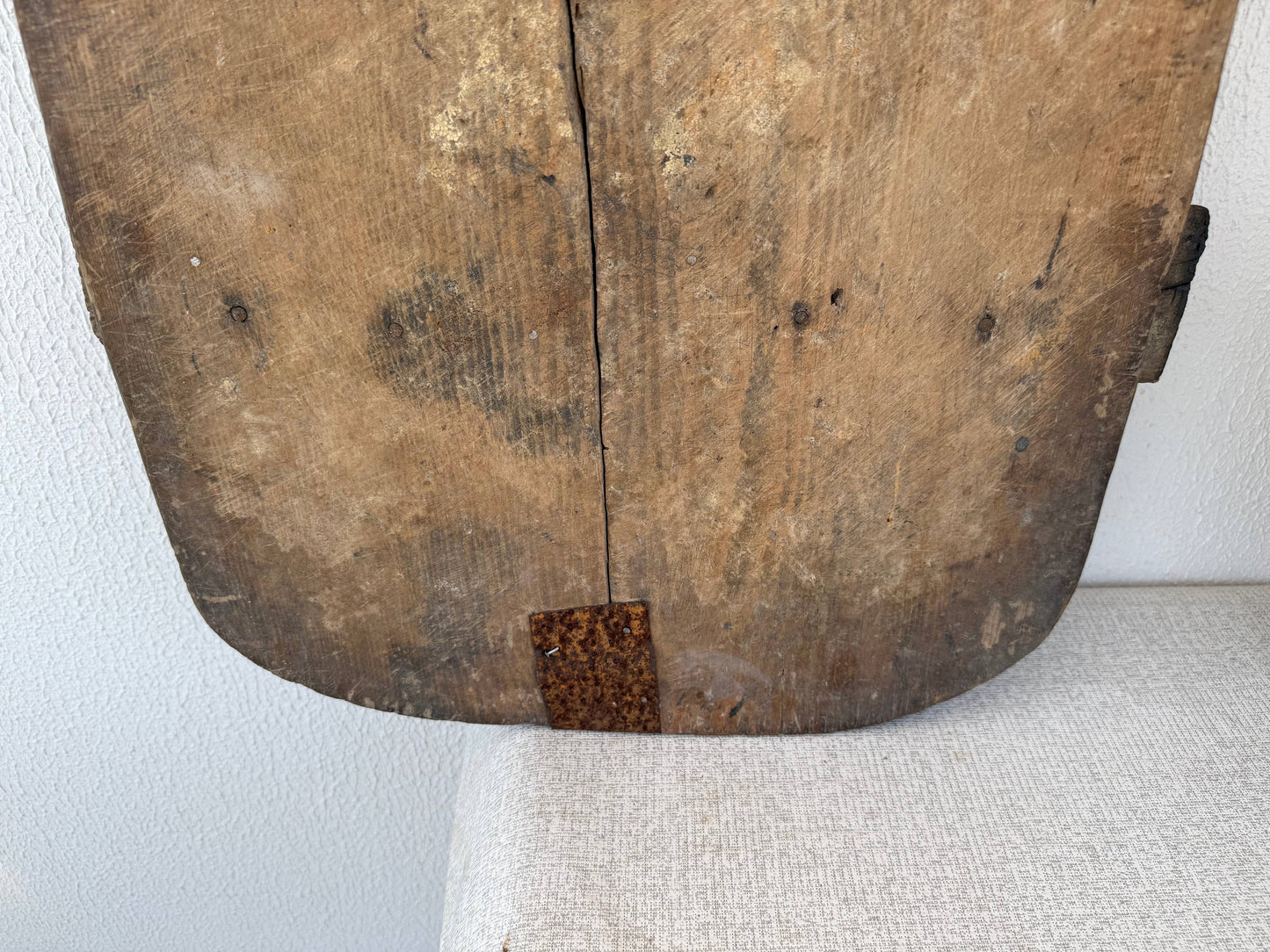 Vintage Turkish Wooden Bread Board | Handmade Cutting Paddle