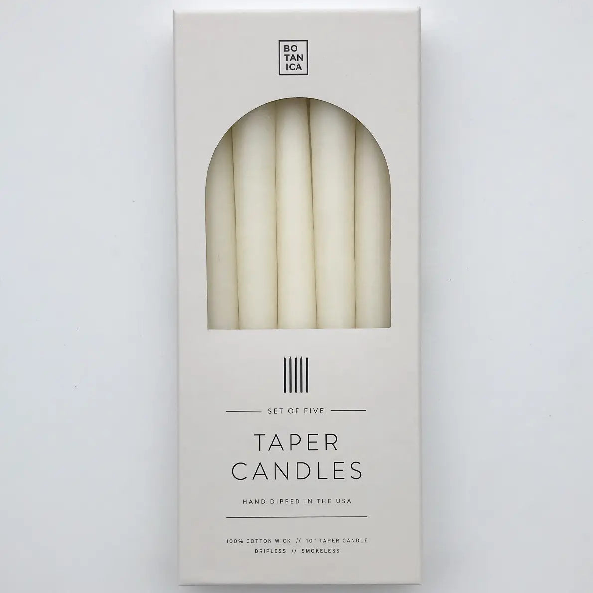 Natural White Taper Candle