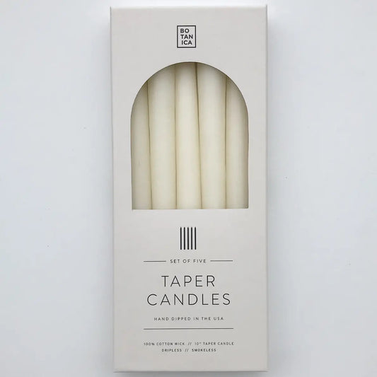 Natural White Taper Candle