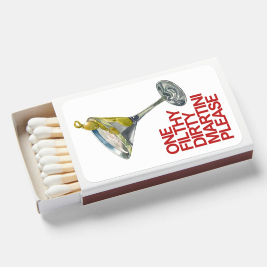 Dirty Martini Match Box