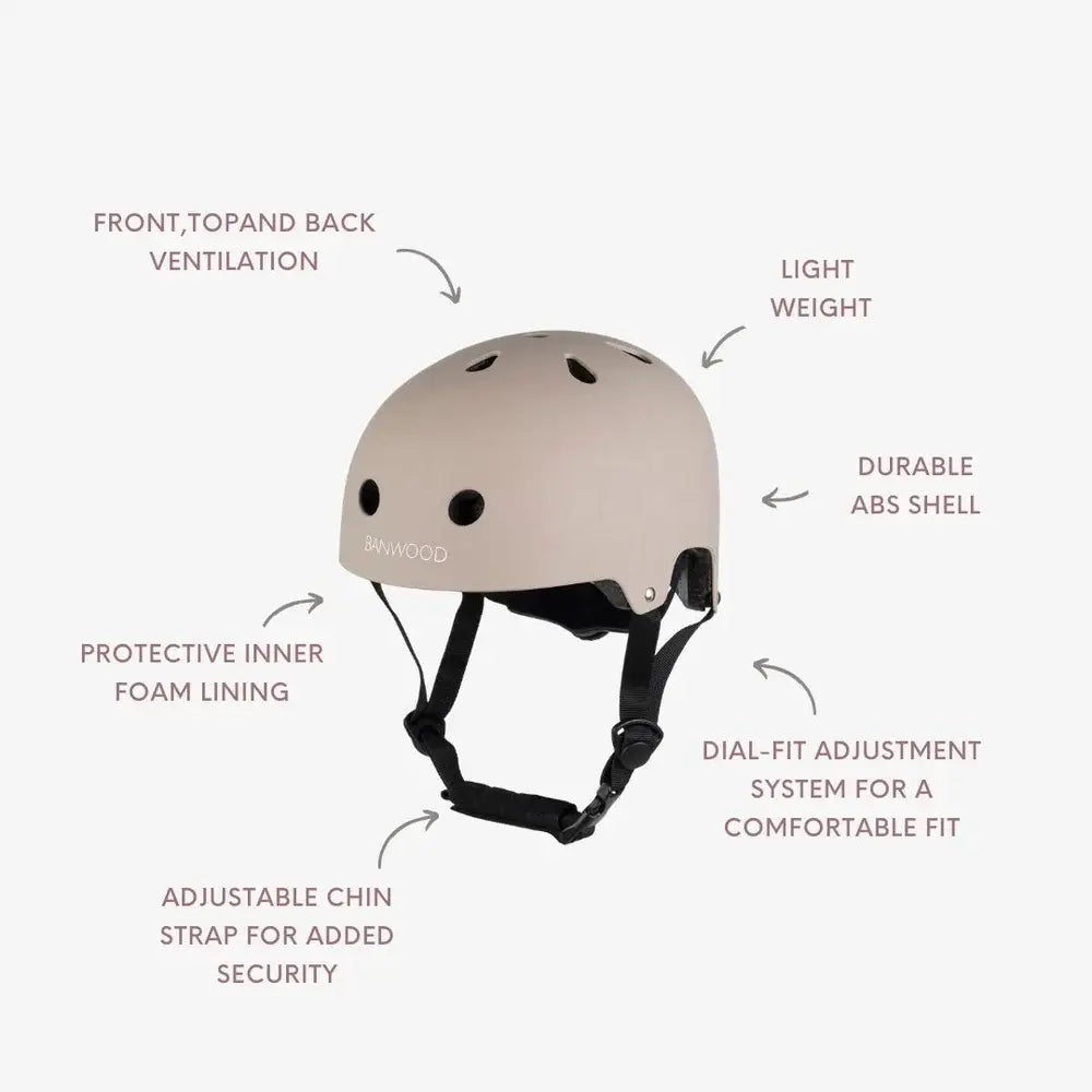 Banwood Classic Helmet - Matte Beige (50-54 cm)