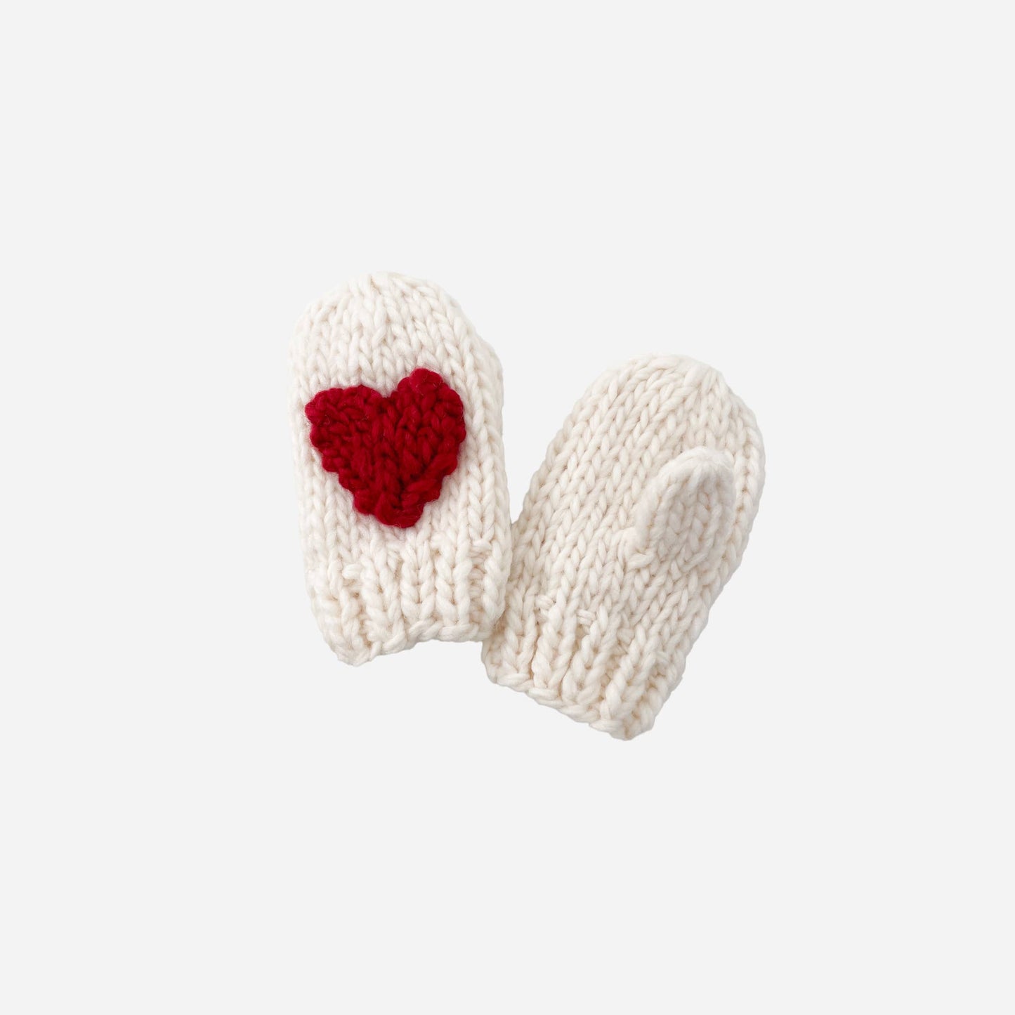 Heart Mittens Red Baby Kid Accessories Valentine's Love