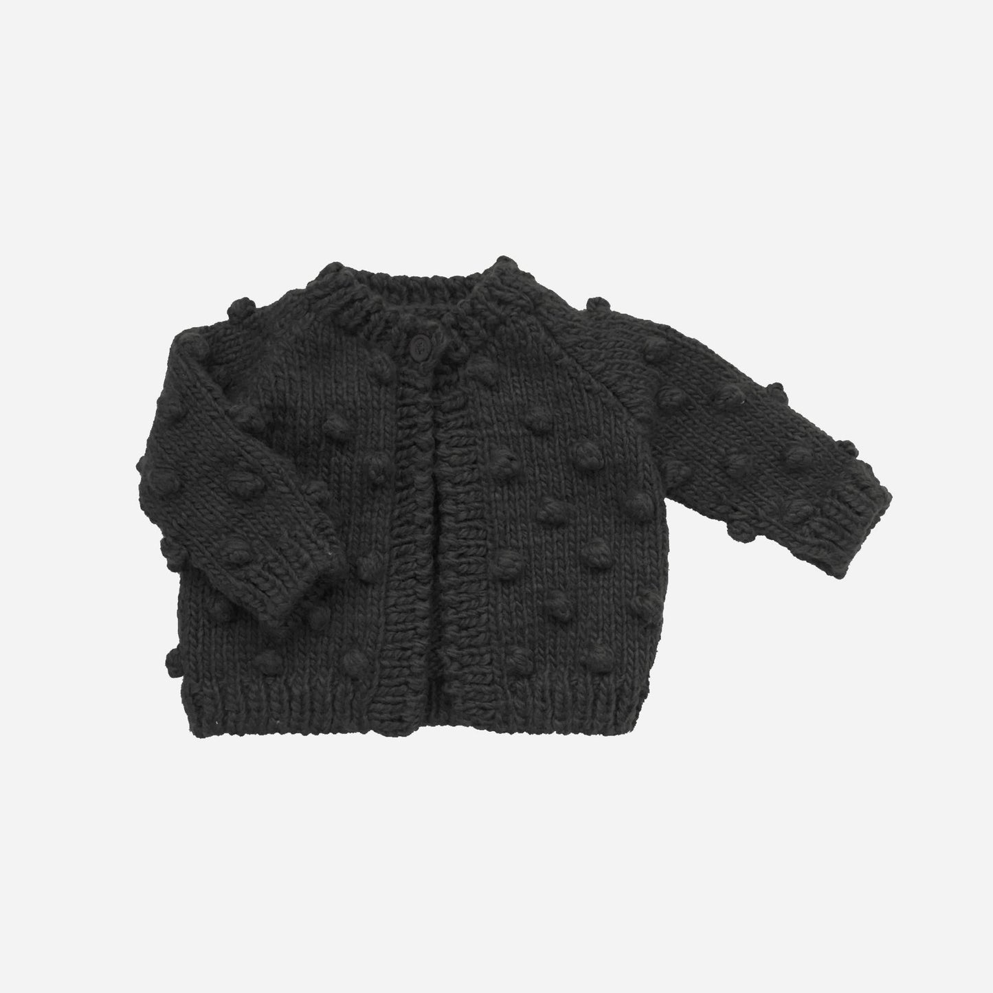 Popcorn Cardigan Black Kids Baby Clothing Holiday