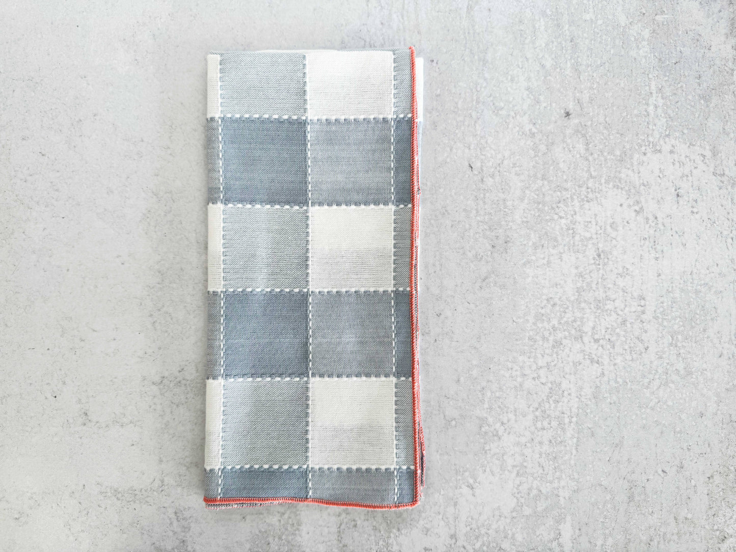 Farmhouse Check Cloth Napkins, set of four