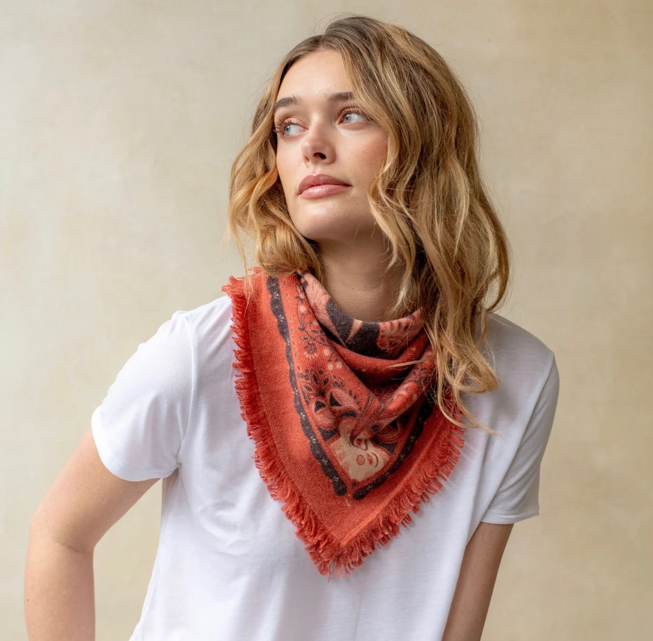 Freya Cashmere Sweater Scarf