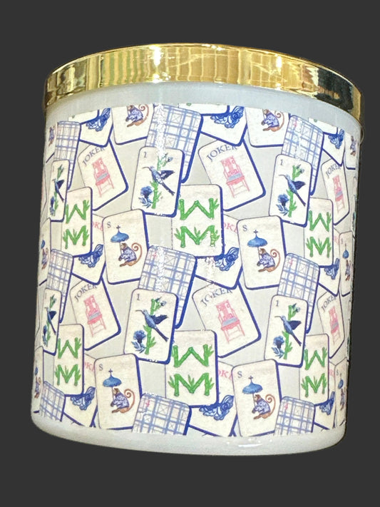 Mahj Glass Candle