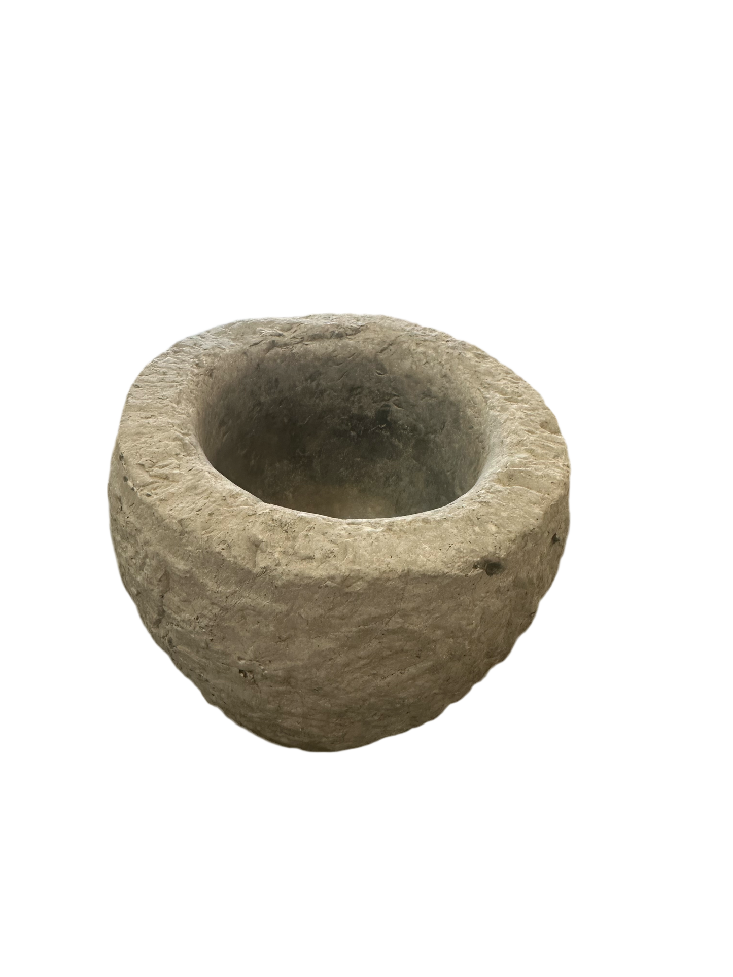 Antique stone mortar