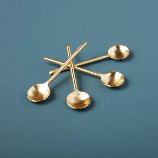 Be Home Gold Luxe mini spoons, set of 4