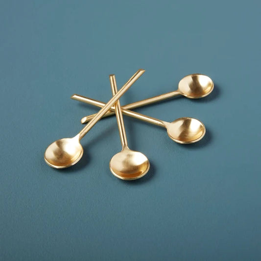 Be Home Gold Luxe mini spoons, set of 4