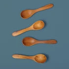 Be Home Teak Spoons, Small, Set of 4