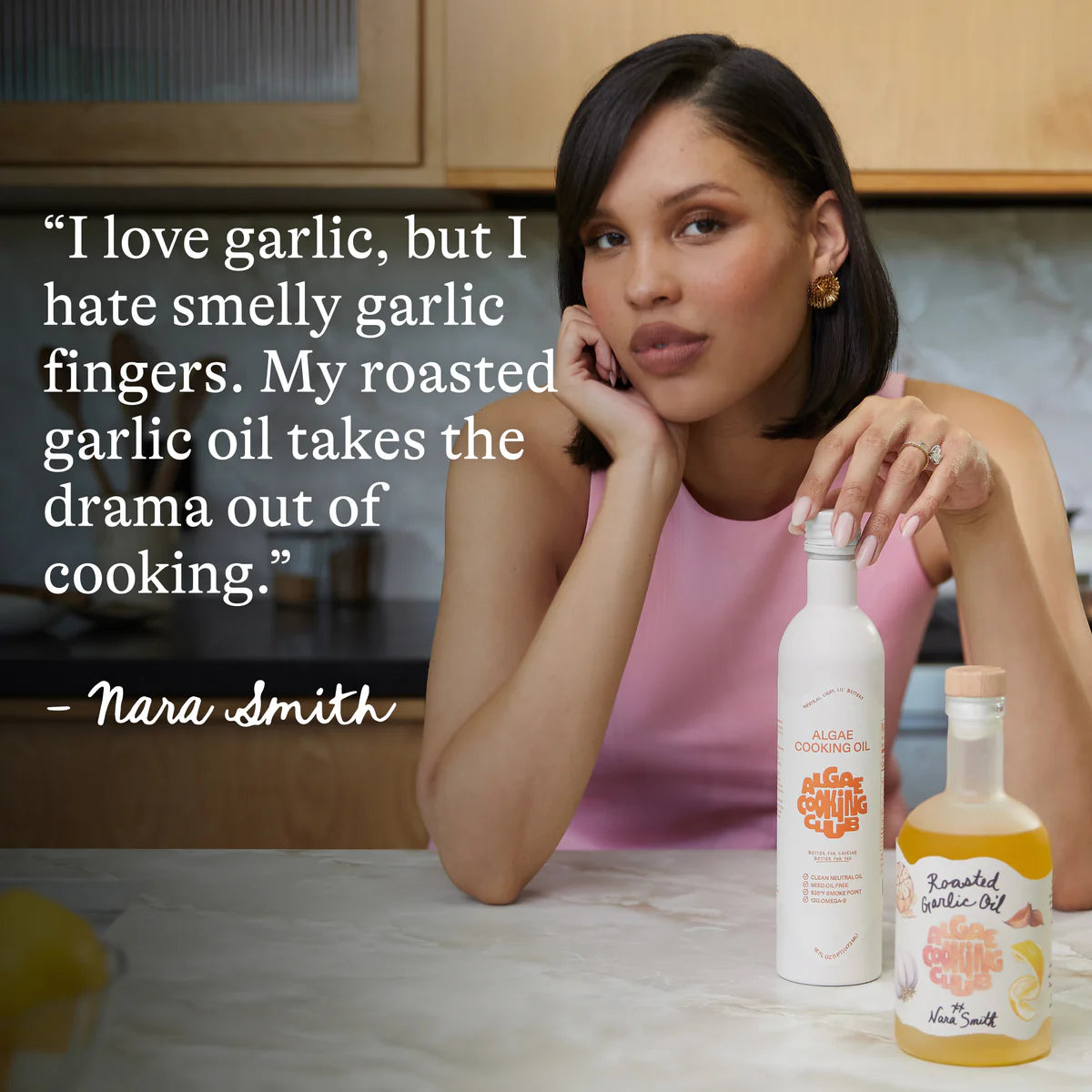 Nara Smith Garlic Algae Oil