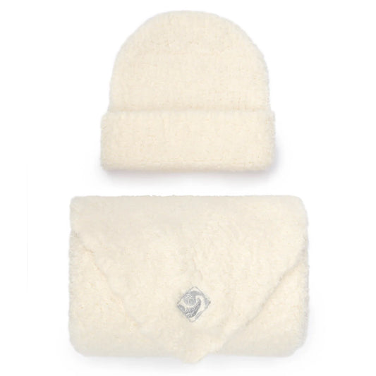 Kashwere Baby Blanket w/ Cap - Chenilla Classic