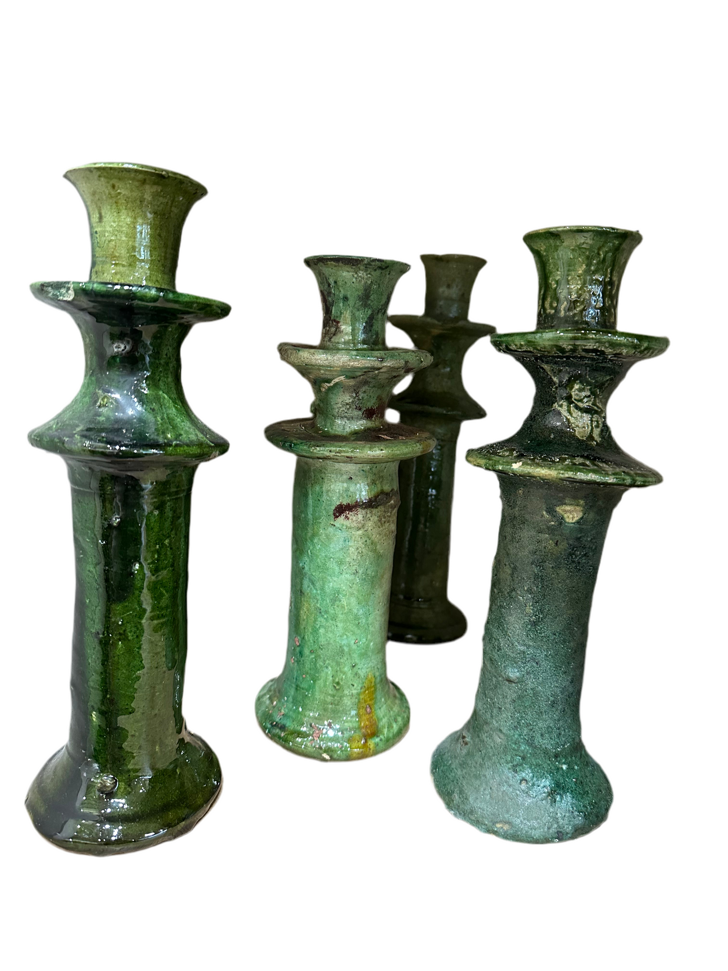 Moroccan Green Glazed Candle holder