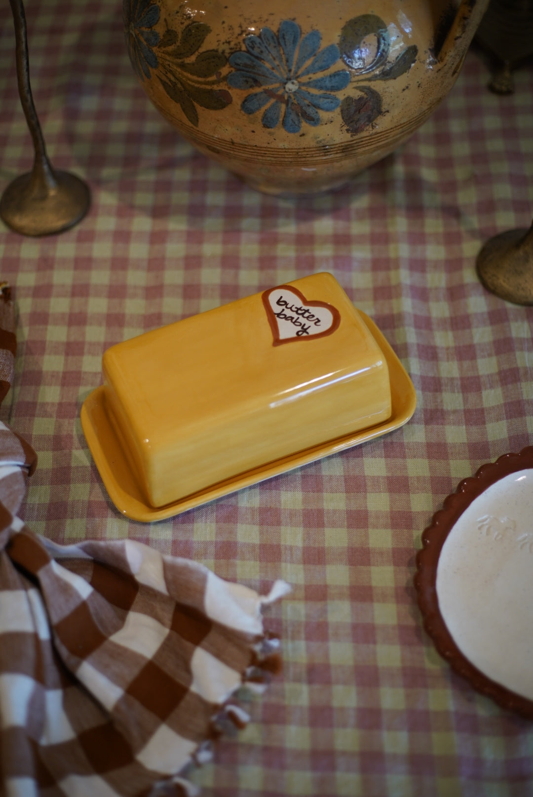 Caitlyn Rounds European Butter Dish