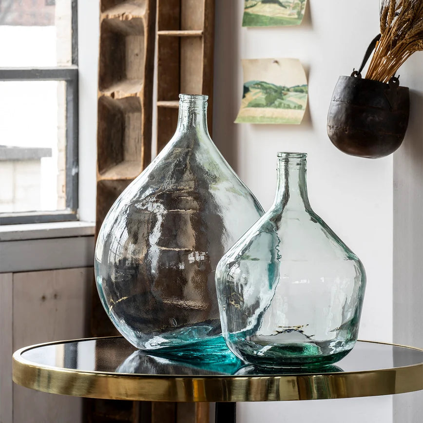 Vintage Glass Balon Bottle