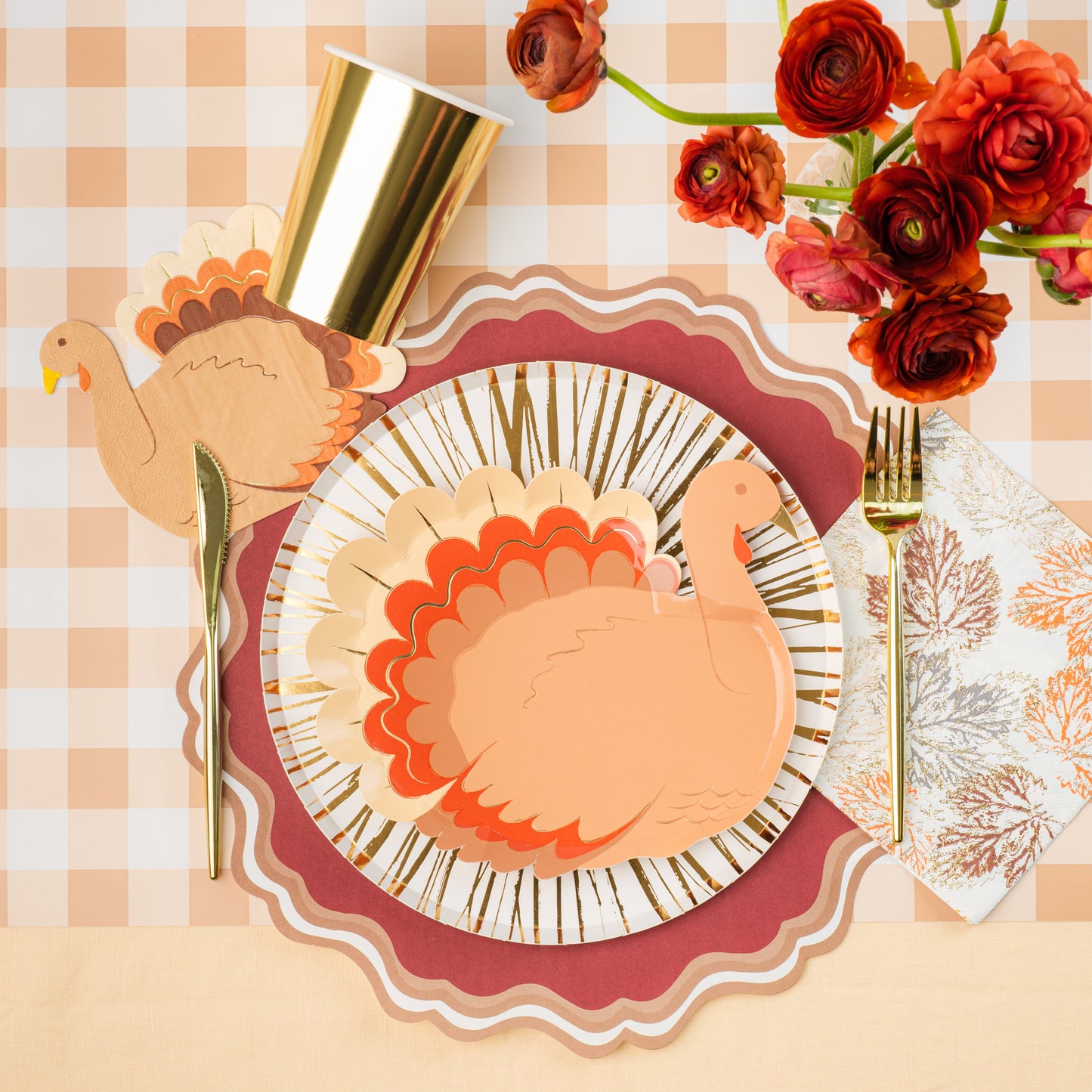 MCL24-PL17- Harvest Fancy Scallop Placemat