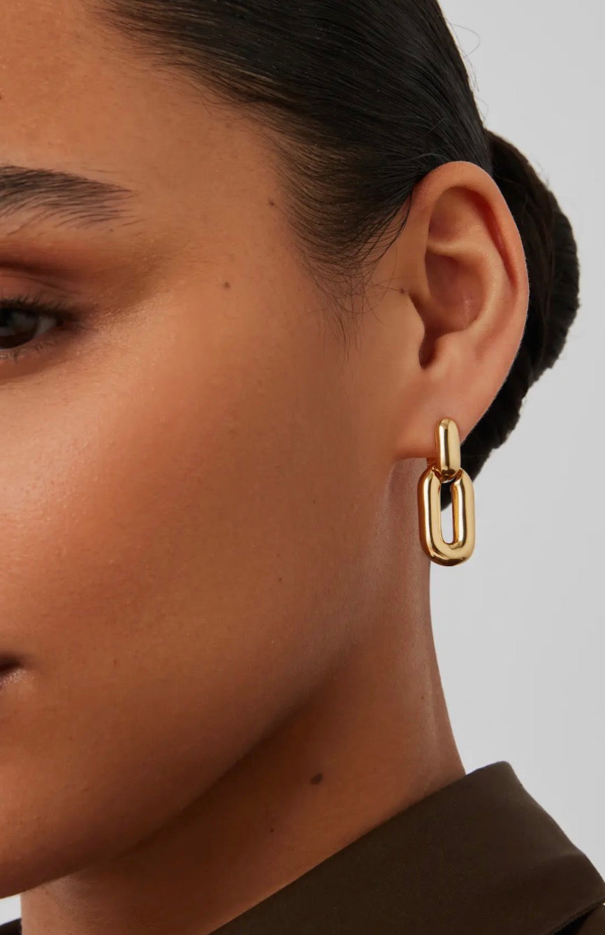 Puffy Detachable Link Earrings