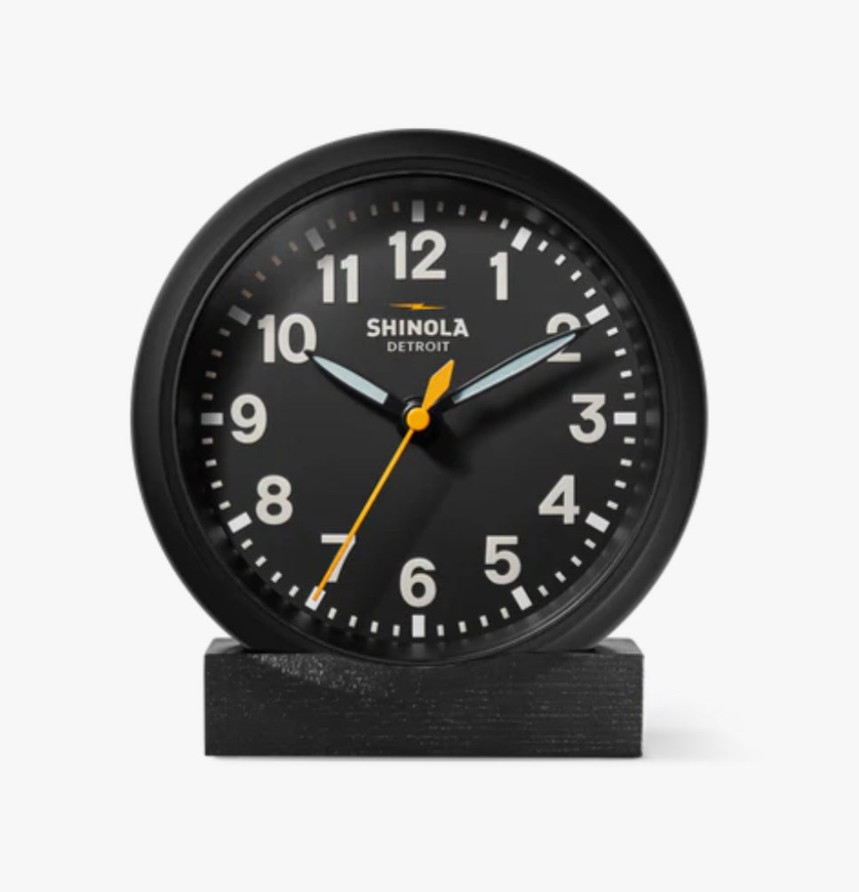 Shinola 6” Desk Clock