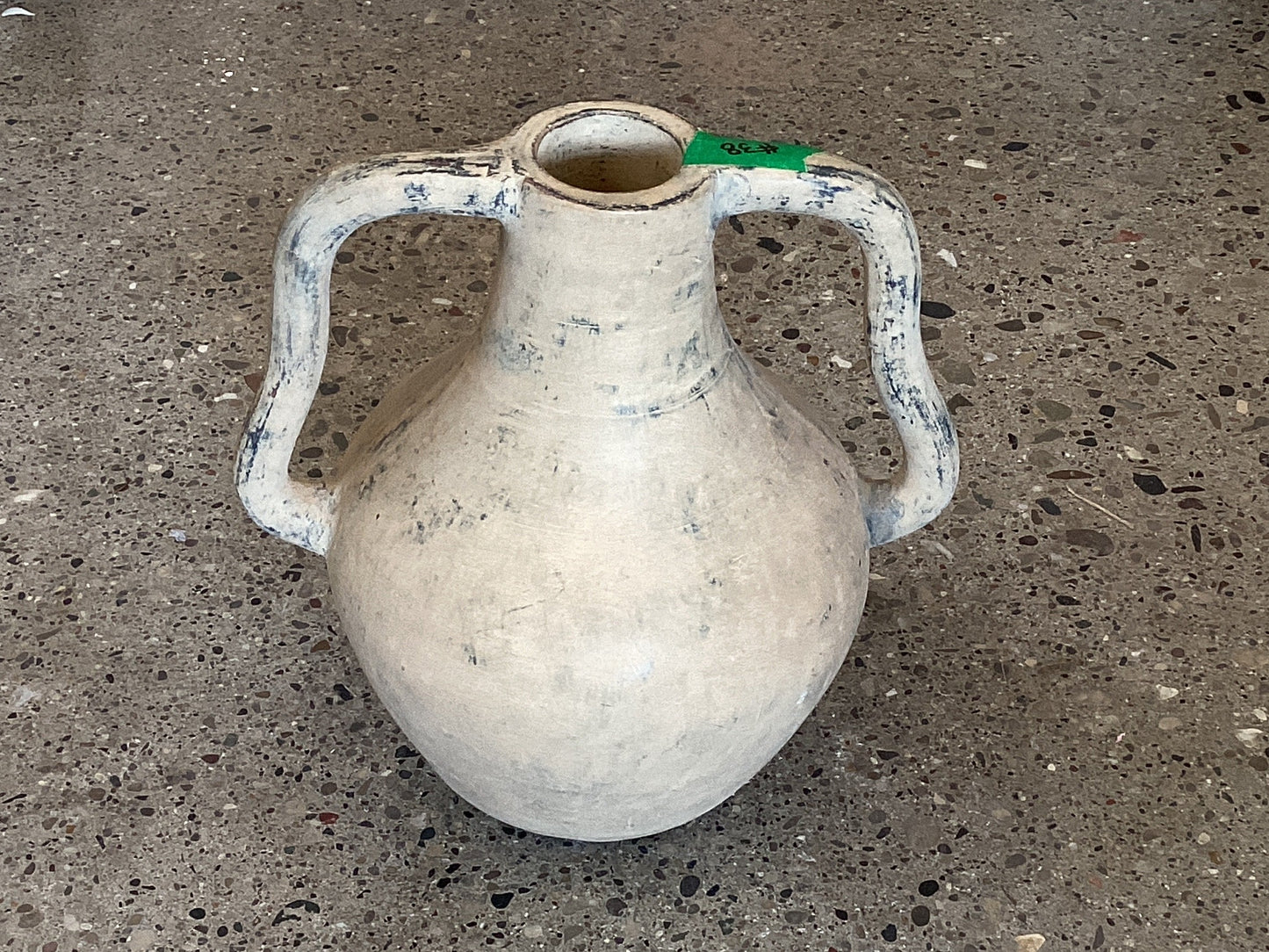 #38 Vintage Indo Java Curvy 2 Handle Vessel