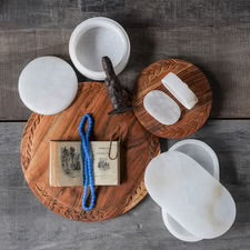 Alabaster Box Oval Larger