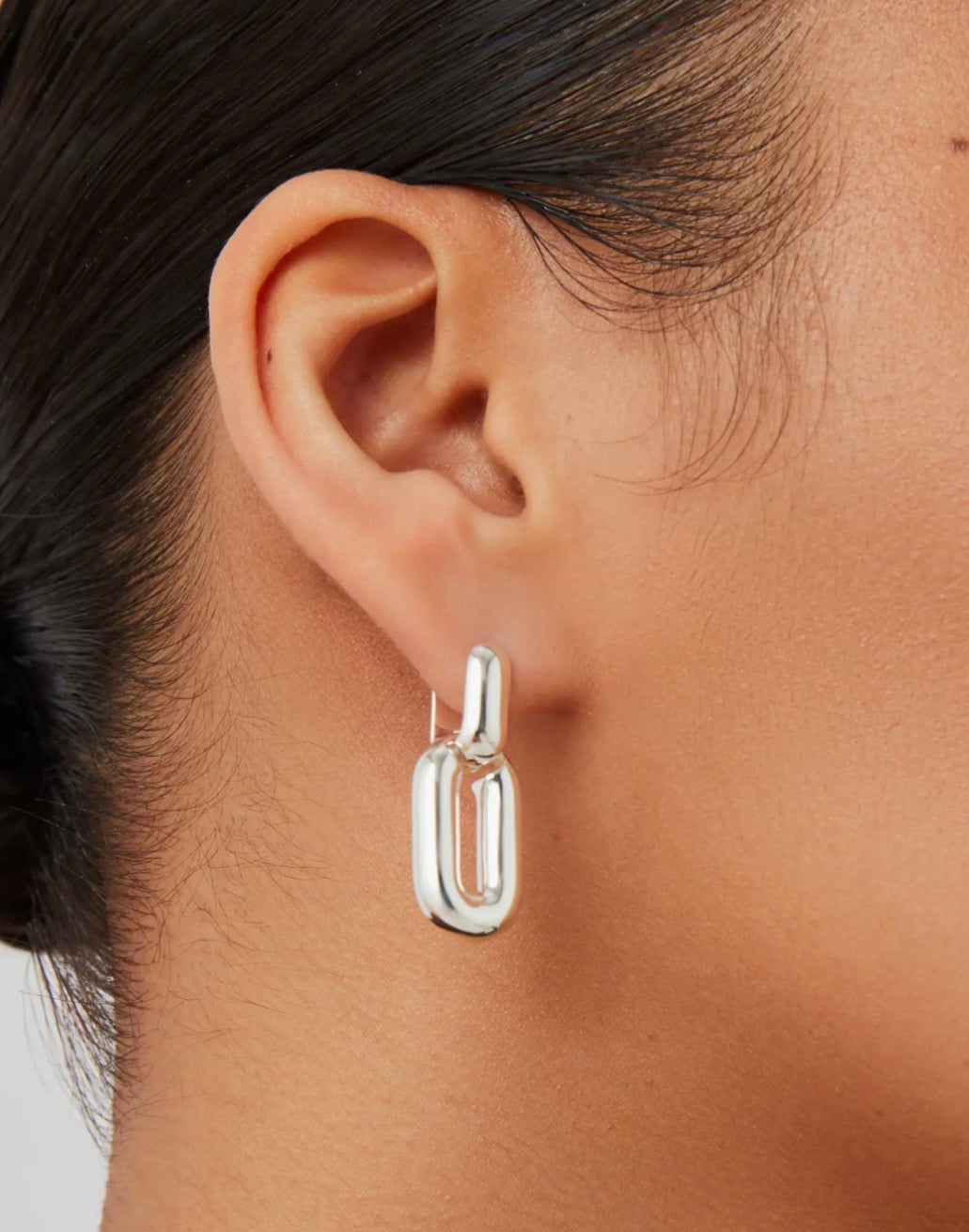 Puffy Detachable Link Earrings