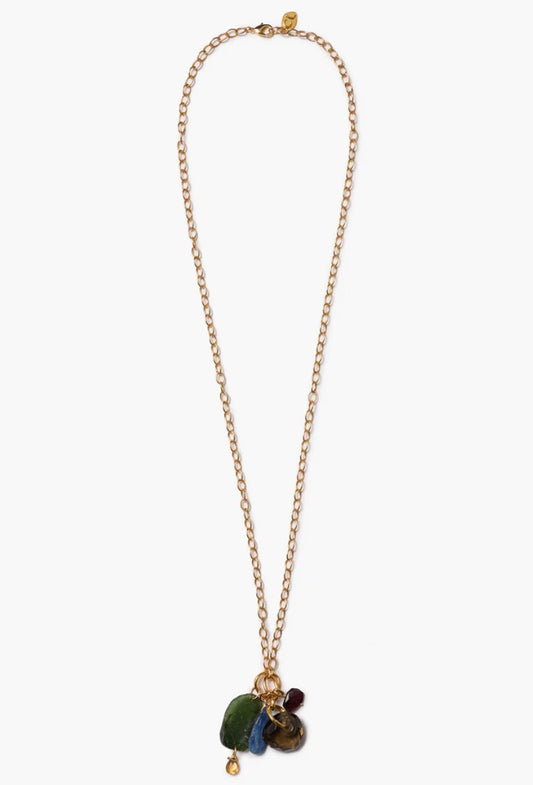 Chan Luu Fortuna Charm Necklace Multi