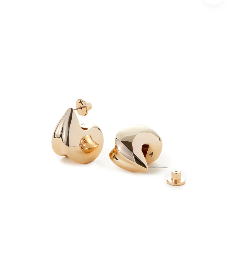 Nouveaux Puff Earrings — Gold
