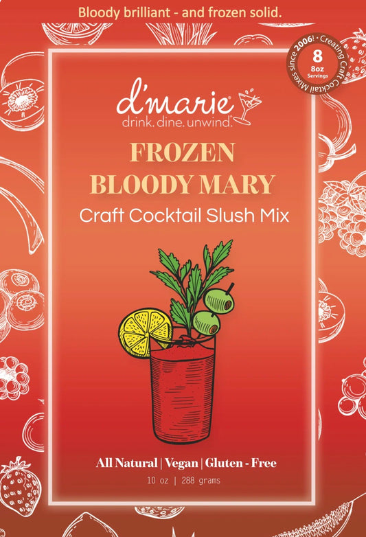 D’Marie Frozen Bloody Mary 10 oz Slush Cocktail Mix