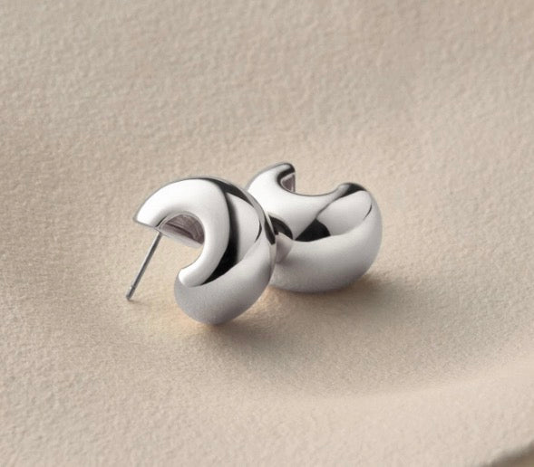 Small Gemma Hoops