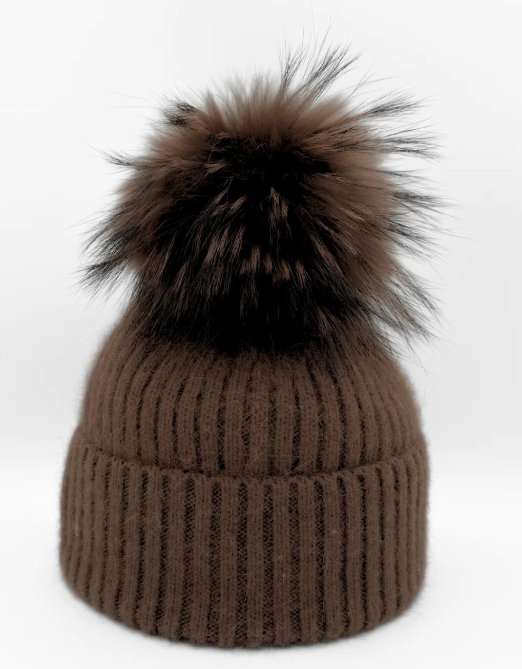 Linda Richards Ribbed Pom Hat