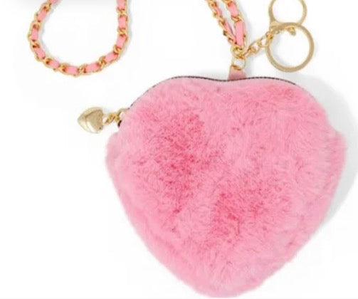 Tiny Treats Hot Pink Fur Purse