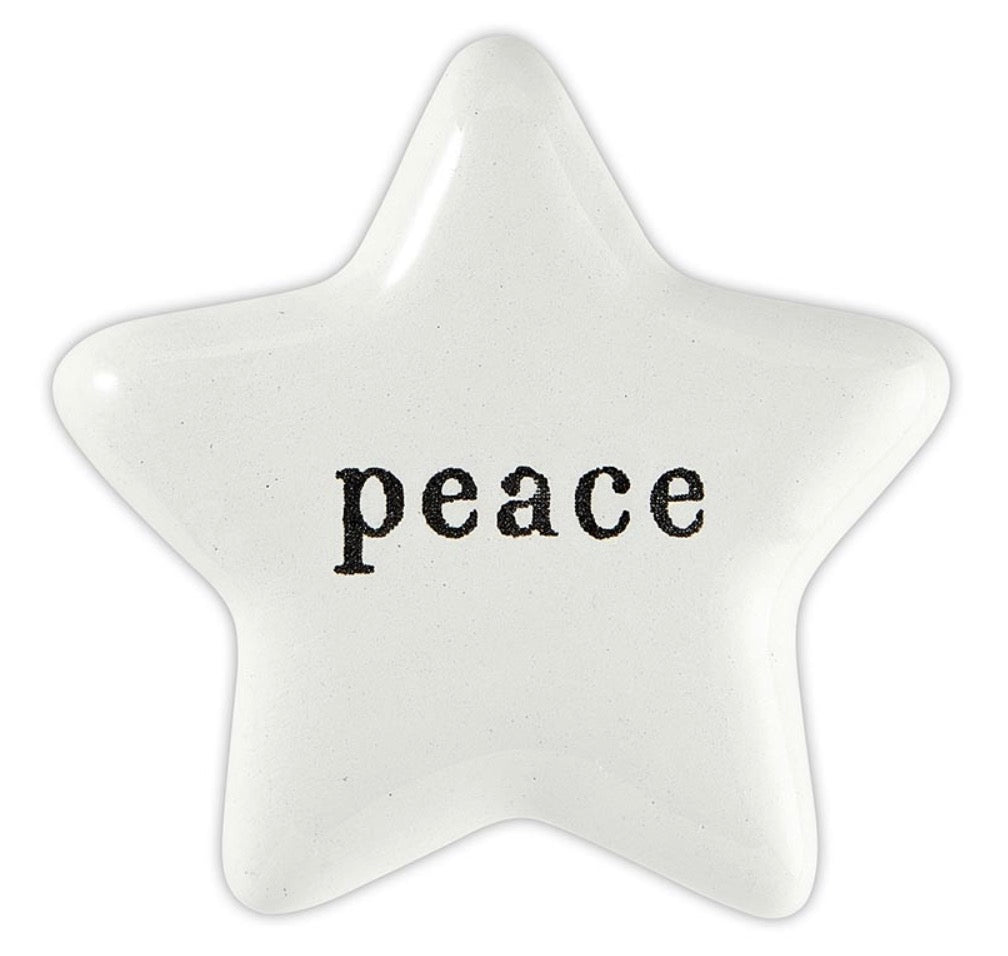 Santa Barbara Ceramic Pocket Heart and Star