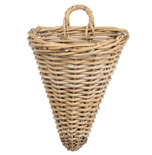 Willow Group Rattan Cone Wall Basket