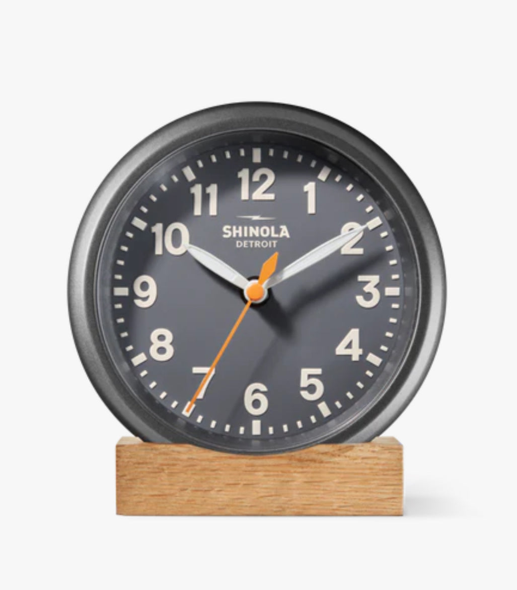 Shinola 6” Desk Clock