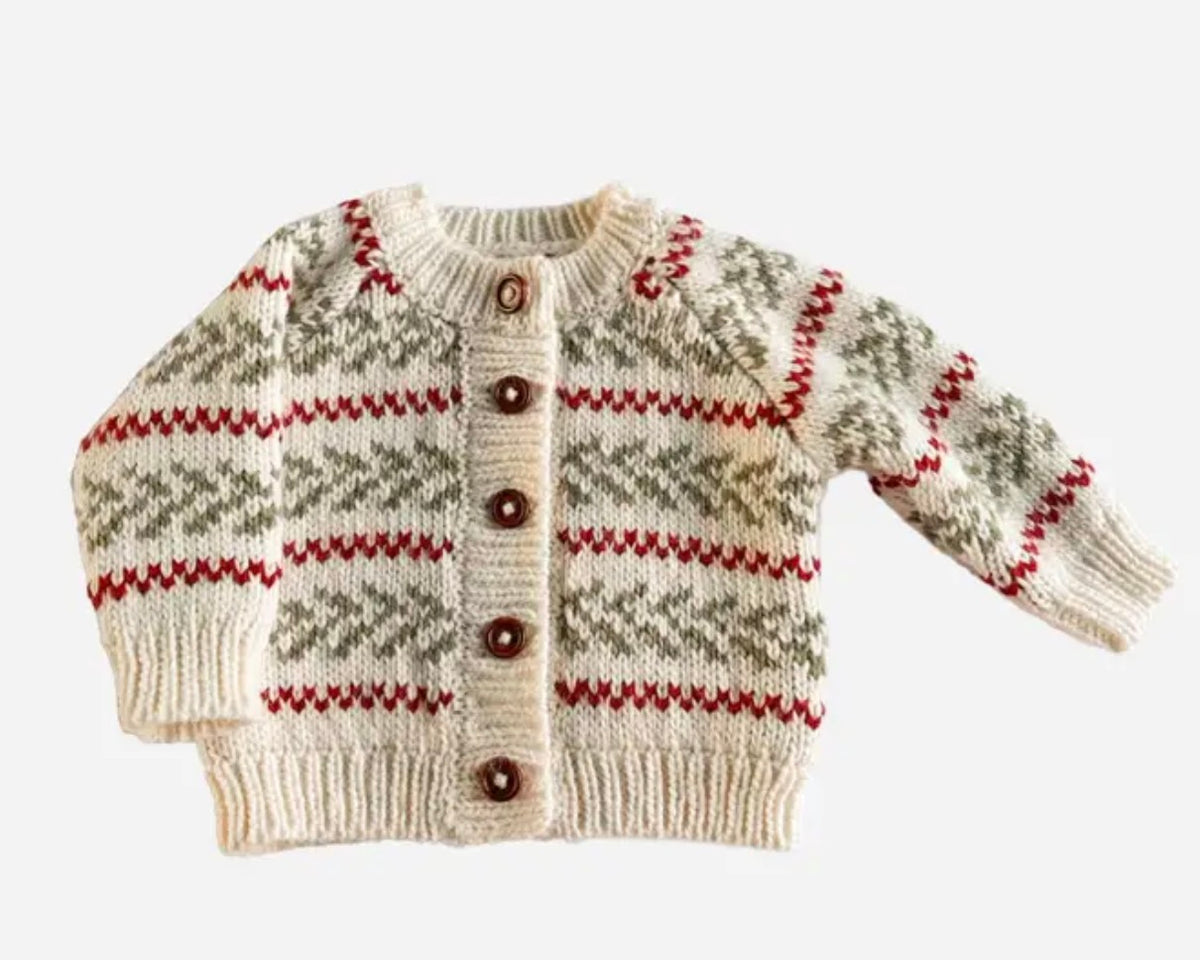 Blueberry Hill Christmas Cardigan