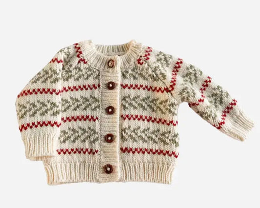 Blueberry Hill Christmas Cardigan