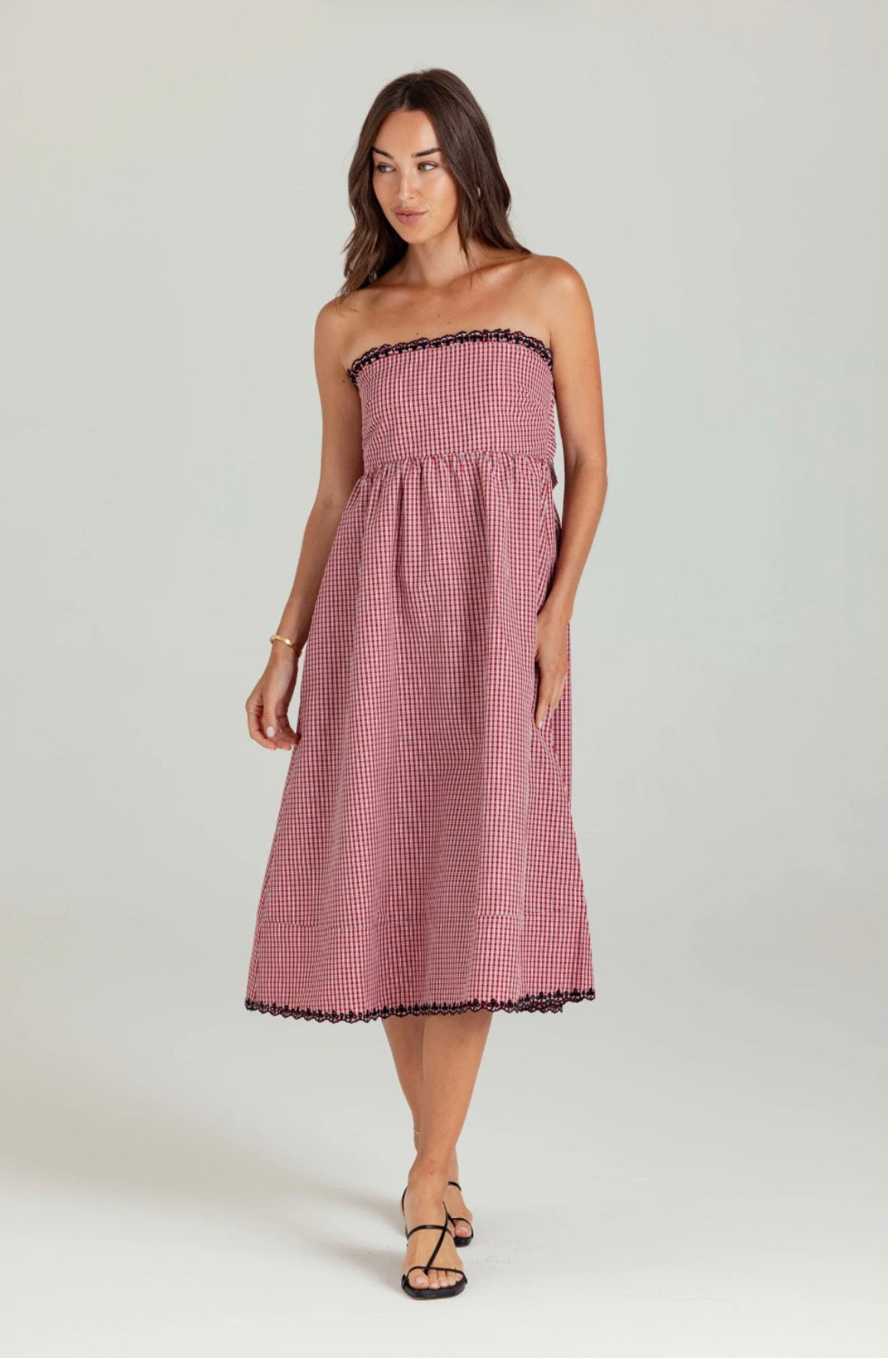 Sundays Logan Dress Summer House Plaid