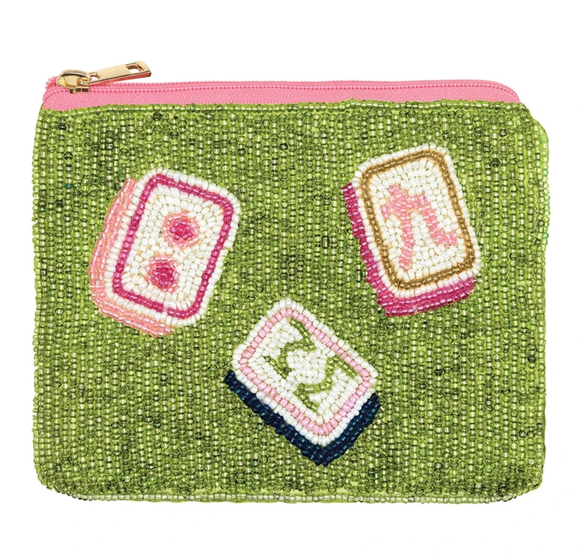 Santa Barbra Design Beaded Mahj Pouch