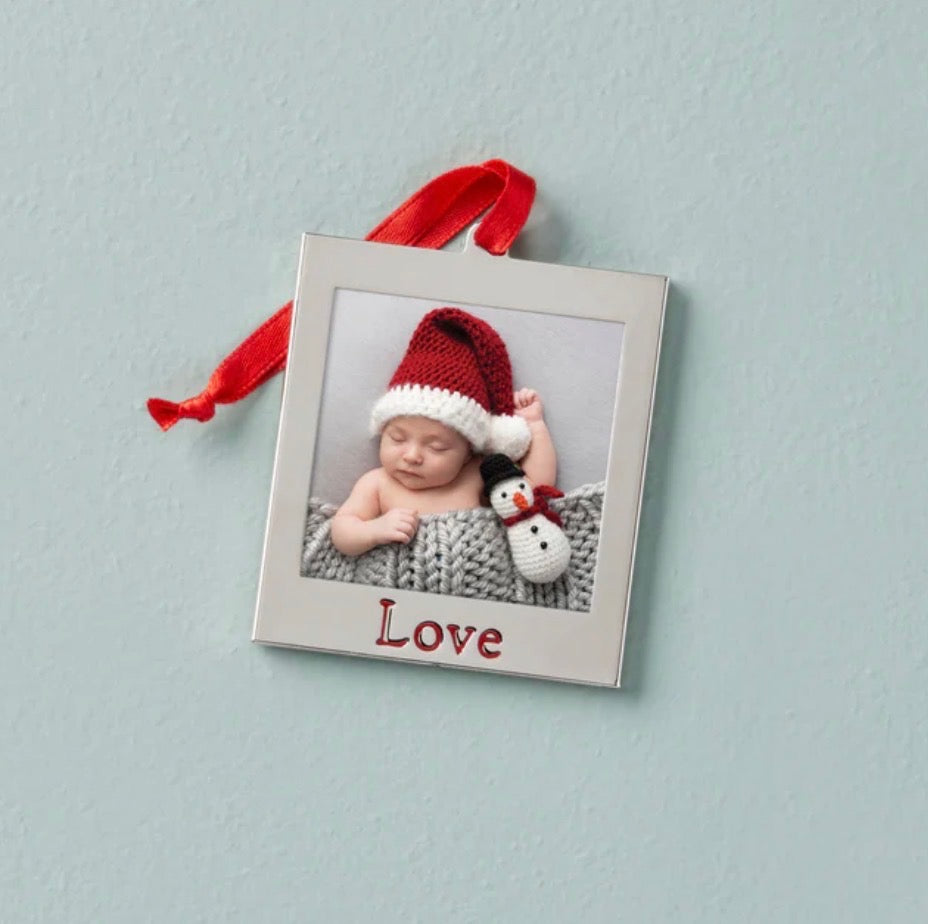 Love Photo Frame Charm Ornament