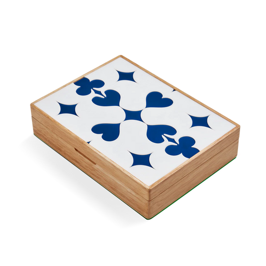 Shinola Lacquered Wood Poker set